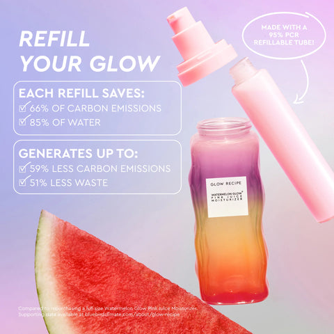 Watermelon Glow Pink Juice Oil-Free Refillable Moisturizer